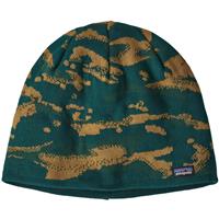 Patagonia Beanie Hat - Ocean Camo Knit / Dark Borealis Green (OCKG)