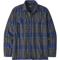 Patagonia L/S Organic Cotton Midweight Fjord Flannel Shirt - Men's - Edge / Black (EDBK)