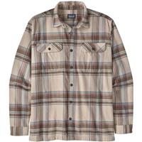 Patagonia L/S Organic Cotton Midweight Fjord Flannel Shirt - Men's - Edge / Nautilus Tan (EDTN)