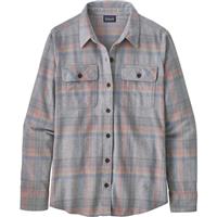 Patagonia L/S Organic Cotton Midweight Fjord Flannel Shirt - Women's - Currents / Tailored Grey (CTGY)