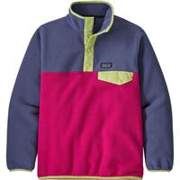 Patagonia Lightweight Synchilla Snap-T Pullover - Girl's - Mythic Pink (MYPK)
