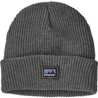 Patagonia Logo Beanie - Youth - Shop Sticker Label / Noble Grey (SSNY)