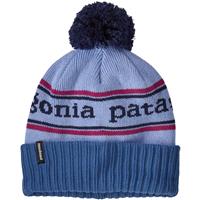 Patagonia Powder Town Beanie - Youth - Park Stripe Knit / Beluga (PKBA)