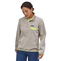 Patagonia Lightweight Synchilla Snap-T Pullover - Women's - Oatmeal Heather with Jellyfish Yellow (OAHY)