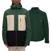 686 Smarty Phase Softshell Jacket - Men's - Pine Green Colorblock