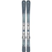 Atomic Cloud Q11 Skis with System Bindings - Women's - Grey / Kakhi