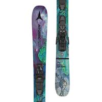 Atomic Bent Mini Skis with M 10 GW Bindings - Youth - Metalic Blue / Purple