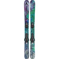 Atomic Bent Mini Skis with Colt7 GW Bindings - Youth - Metalic Blue / Purple