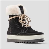 Cougar Vanetta Suede Waterproof Winter Boots - Women's - Black / Cream