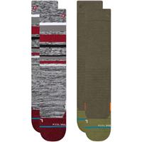 Stance Bobbin 2 Pack Sock - Youth - Red
