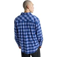 Burton Favorite Long Sleeve Flannel - Men's - Slate Blue Buffalo Plaid