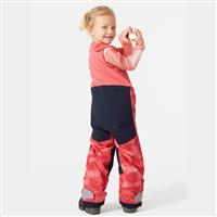 Helly Hansen Toddler Vertical Insulated Bib Pant - Youth - Sunset Pink Aop