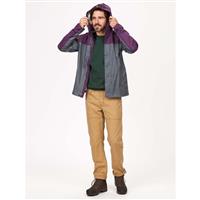 Marmot PreCip Eco Jacket - Men's - Steel Onyx / Purple Fig