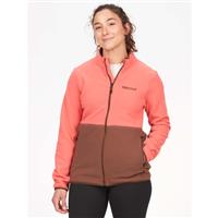 Marmot Rocklin Full Zip Jacket - Women's - Grapefruit / Pinecone