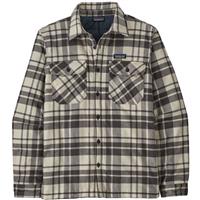 Patagonia Insulated Organic Cotton MW Fjord Flannel Shirt - Men's - Ice Caps / Smolder Blue (ICBE)