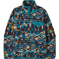 Patagonia LW Synch Snap-T P/O - Men's - Fitz Roy Patchwork / Belay Blue (FPBE)