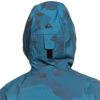 Quiksilver Mission Printed Jacket - Boy's - Spray Camo Majolica Blue (BSM5)