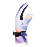 Roxy Jetty Gloves Girl's - Bright White Pansy Pansy RG (WBB1)