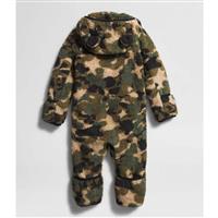 The North Face Baby Bear One-Piece Fleece Suit - Baby - Military Olive Camo Texture Small Print