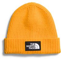 The North Face TNF Box Logo Cuffed Beanie - Youth - Summit Gold