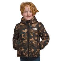 The North Face Reversible Mt Chimbo Full Zip Hooded Jacket - Youth - Utility Brown Camo Texture Small Print
