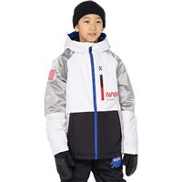 686 Exploration Insulated Jacket - Boy's - White Colorblock