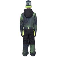 686 Shazam One Piece Suit - Boy's - Green Flash Spray Colorblock