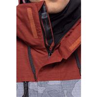 686 GEO Insulated Jacket - Men's - Brick Red Heather Colorblock