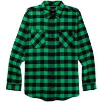 Burton Favorite Long Sleeve Flannel - Men's - Clover Green Buffalo Plaid