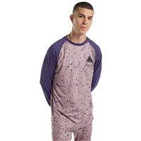 Burton Roadie Base Layer Tech T-Shirt - Men's - Elderberry Spatter / Violet Halo
