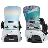 Burton Lexa X EST Snowboard Bindings - Women's - Light Blue / Collage