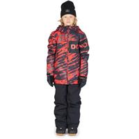 DC Propaganda Jacket - Youth - Angled Tie Dye Racing Red