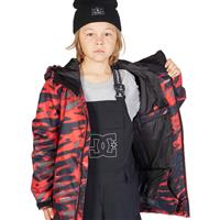 DC Propaganda Jacket - Youth - Angled Tie Dye Racing Red