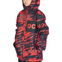 DC Propaganda Jacket - Youth - Angled Tie Dye Racing Red