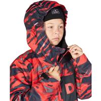 DC Propaganda Jacket - Youth - Angled Tie Dye Racing Red