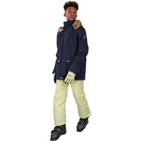 Obermeyer Commuter Jacket w/ Fur - Boy's (Teen) - Admiral (21174)