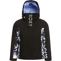 Roxy Galaxy Girl Jacket - Teen Girl's - True Black Black Flowers (KVJ1)
