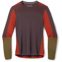Smartwool Intraknit Thermal Merino Base Layer Colorblock Crew - Men's - Shale-Picante