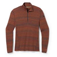 Smartwool Classic Thermal Merino Base Layer Pattern 1/4 Zip - Men's - Picante Heather Color Shift