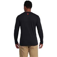 Spyder Logo Tech Long Sleeve T-Shirt - Men's - Black