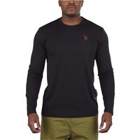 Spyder Logo Tech Long Sleeve T-Shirt - Men's - USA Black