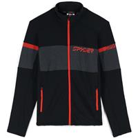 Spyder Speed Full Zip Fleece Jacket - Men's - Black Volcano