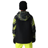 686 Geo Insulated Jacket - Boy's - Lime Hemisphere Colorblock