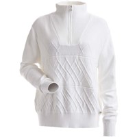 Nils Blue Bird 1/4 Zip Sweater - Women's - White