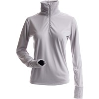 Nils Hollister 1/4 Zip T Neck - Women's - Silver