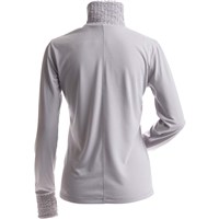 Nils Hollister 1/4 Zip T Neck - Women's - Silver