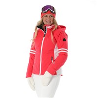 Nils Meribel Jacket - Women's - Poppy / White