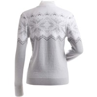 Nils Snowflake 1/4 Zip Sweater - Women's - White / Navy