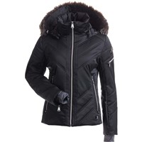 Nils St Anton Faux Fur Jacket - Women's - Black / Black