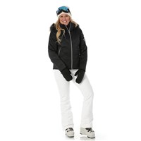 Nils St Anton Faux Fur Jacket - Women's - Black / Black